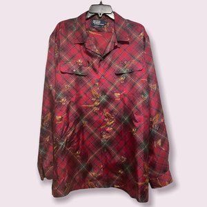 Mens Polo Ralph Lauren Long Sleeve Silk Shirt